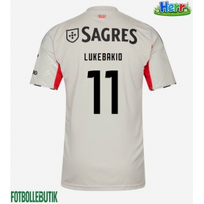 Benfica Dodi Lukebakio #11 Bortatröja 2025-26 Kortärmad